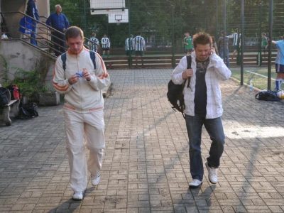 po sprše Jahoda a Jiřin